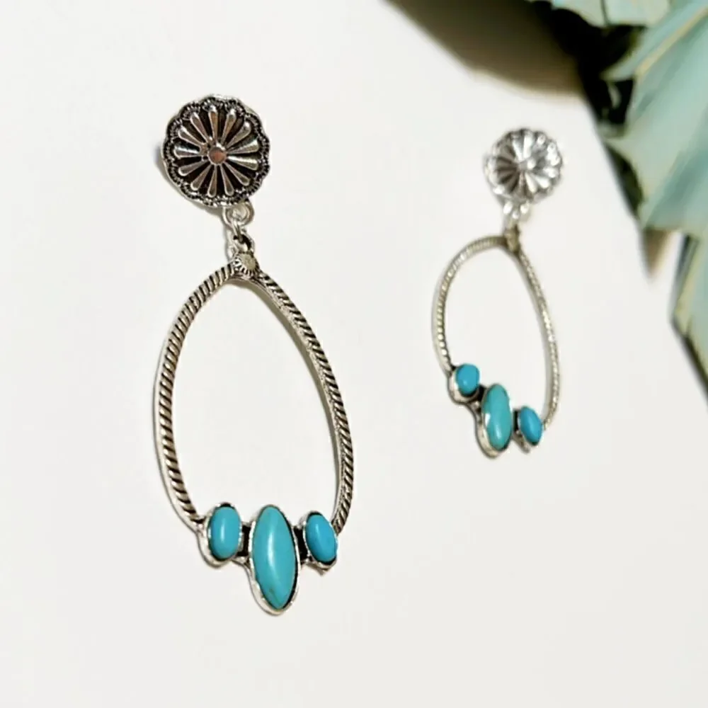 Boho dangle earrings #483